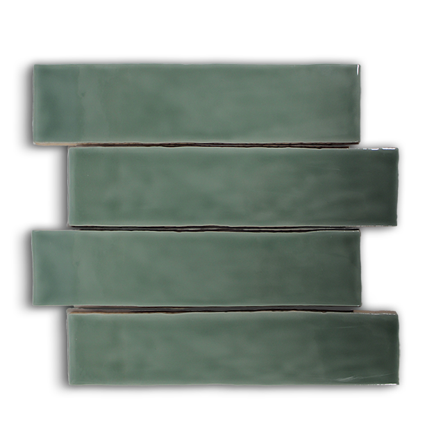 ik zal sterk zijn Ster plakboek Hoogglans Wandtegel 7,5x30 cm jade groen RBT45 | Tegel Outlet Tiel