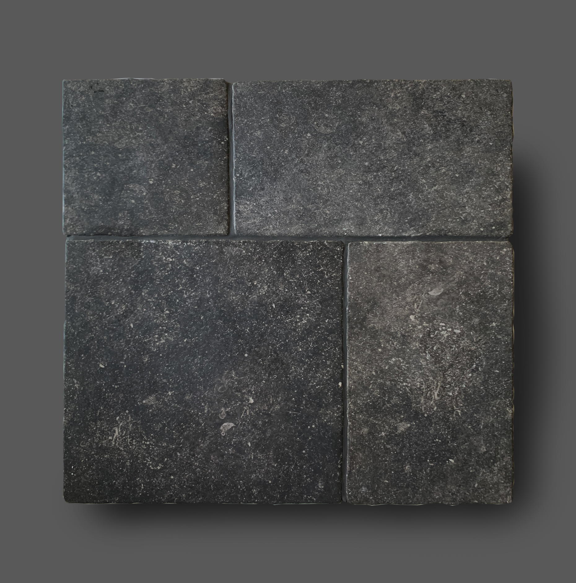 oppervlakte Vrijlating Verzakking Vloertegel 30x30 cm romaans verband belgisch hardsteen zwart E12 - Tegel  Outlet Tiel