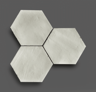 Wandtegel 13,9×16 cm Hexagon Wit A186 Is geschikt voor in de badkamer, de keuken of het toilet